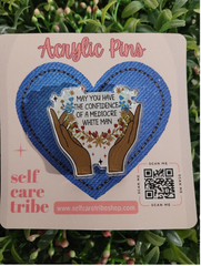 Self Care Tribe - Confidence Acrylic Pin