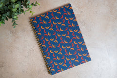 Pounded Yam Productions - African Print Soft Cover Spiral Notebook - Wedding Flowers