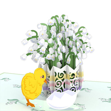 Lovepop Cards - Easter Lily of the Valley Card, 5x7" Pop-Up Cards (-62%)