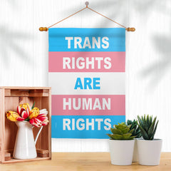 Flag Trans Rights Human Pride Month Lgbt Garden House