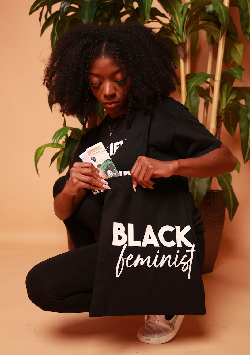 Books And Brown Sugar Co - Black and Feminist Tote