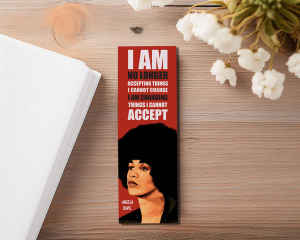 Taylor McManus Illustration - Angela Davis Bookmark