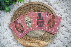 Pounded Yam Productions - African Masks Magnetic Bookmarks - Dan