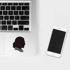 On Point Pins - Ruth Bader Ginsburg (RBG) Die Cut Vinyl Sticker