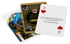 Urban Intellectuals, Inc - Black History Playing Cards with custom illustrations