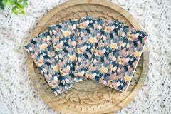 Pounded Yam Productions - Black Women Line Art B7 Lined Pocket Notebook - colored