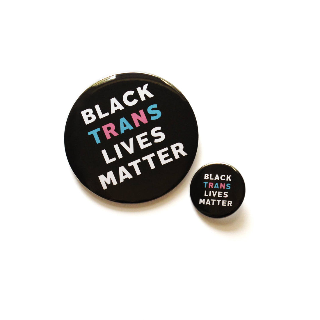 BLACK TRANS LIVES MATTER pinback button