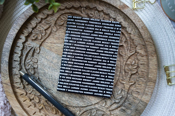 Pounded Yam Productions - Black Authors B7 Lined Notebook - Notebook Journal