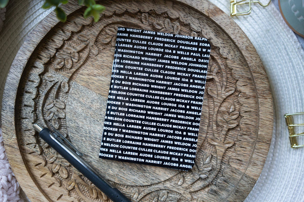 Pounded Yam Productions - Black Authors B7 Lined Notebook - Notebook Journal