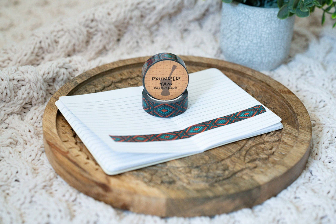 Pounded Yam Productions - African Print Ankara Inspired Washi Tape - Diamonds