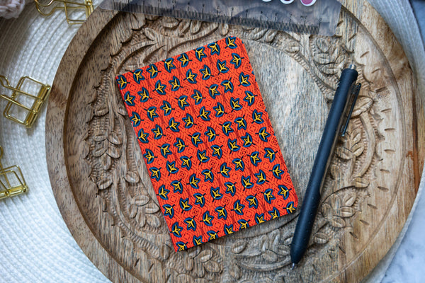 Pounded Yam Productions - African Print Ankara-Inspired Pocket Notebooks - Fans