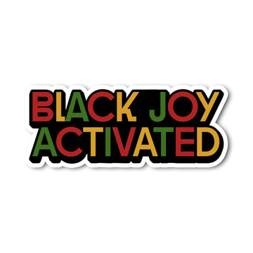 Announce Divinely - Black Joy Vinyl Sticker