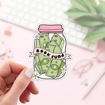Book Lover Merch Shop - Book Fund Stickers / Bookish Stickers / Book Lover Gift