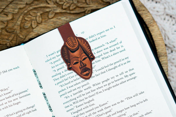 Pounded Yam Productions - African Masks Magnetic Bookmarks - Tribal