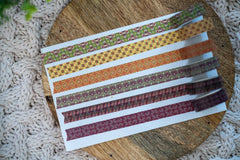 Pounded Yam Productions - African Print Ankara Inspired Washi Tape - Red and Yellow