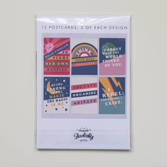 Empowering Quote Postcard Set