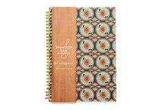 Pounded Yam Productions - African Print Soft Cover Spiral Notebook - Circles