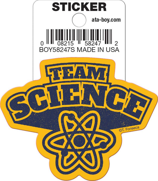 Ata-Boy - Tobe Fonseca Team Science Atom Die Cut 3" Vinyl Sticker