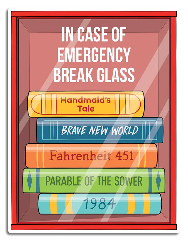 THE FOUND - Books Break in Case of Emergency Die Cut Sticker