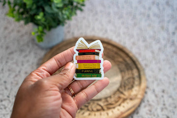 Pounded Yam Productions - Black Classics Book Stack Sticker