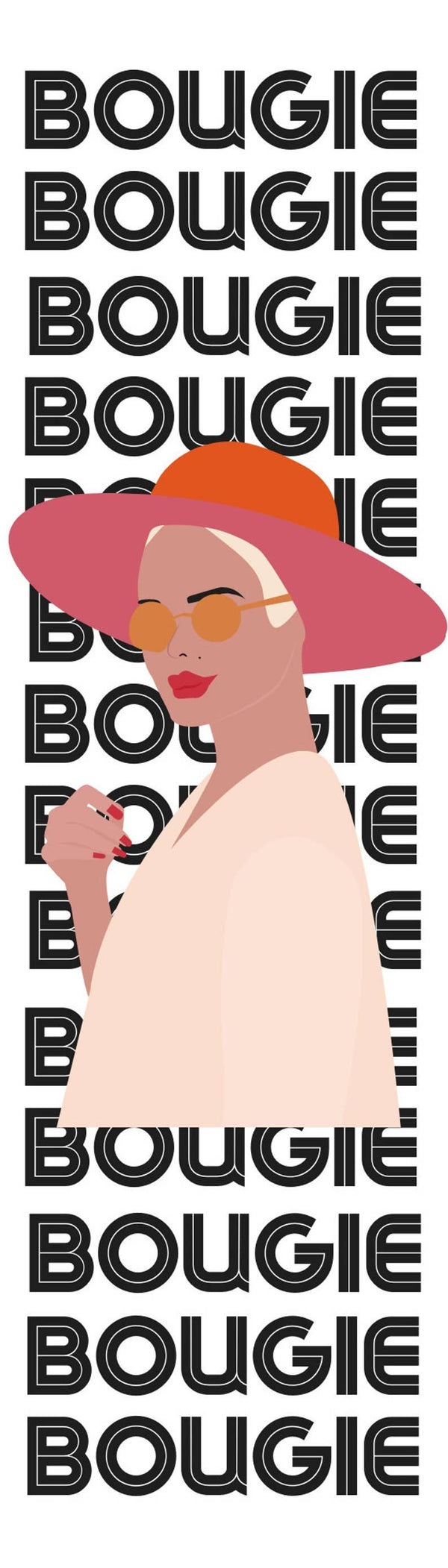 Laminated Bougie Bookmark