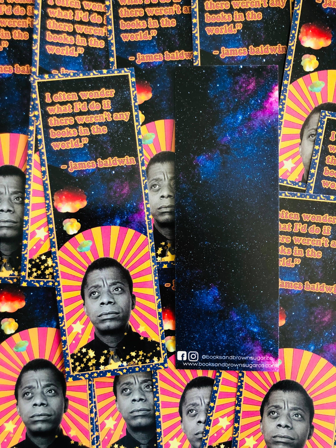 Books And Brown Sugar Co - James Baldwin Bookmark