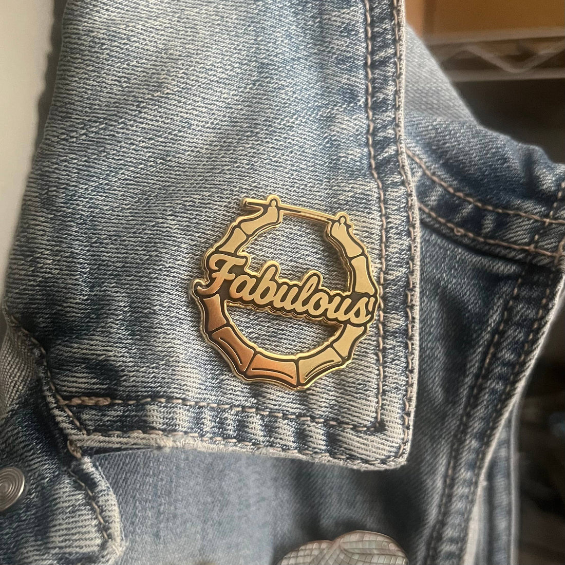Rebellious Pins - Bamboo Earring Enamel Pin