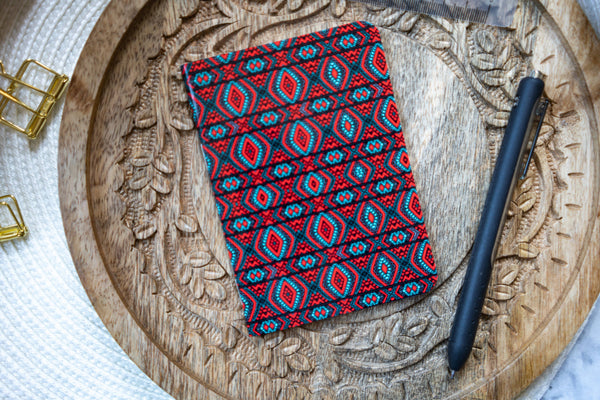 Pounded Yam Productions - African Print Ankara-Inspired Pocket Notebooks - Diamonds