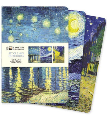 Texas Bookman - Vincent Van Gogh Set of 3 Midi Notebooks