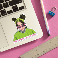 THE FOUND - Billie Eilish What Was I Made For Die Cut Sticker