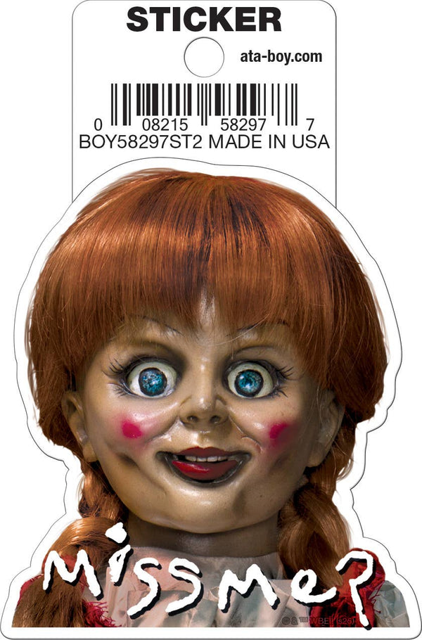 Ata-Boy - Annabelle Miss Me Die Cut Sticker