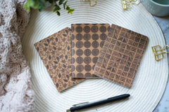 Pounded Yam Productions - African Print Kraft Pocket Notebook - Dots