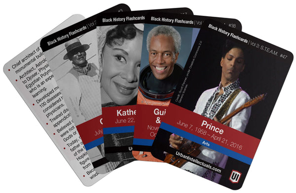 Urban Intellectuals, Inc - Black History Flashcards: S.T.E.A.M Edition