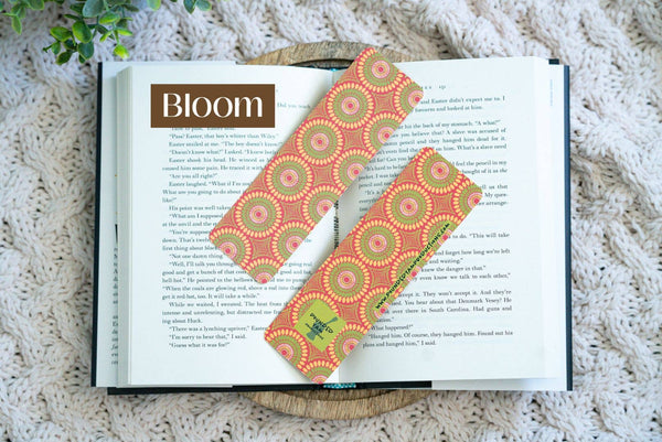 Pounded Yam Productions - Ankara African Print Bookmarks - Bloom