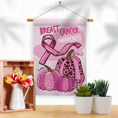 Flag Pinktober Awareness Ribbon Harvest Autumn Breast