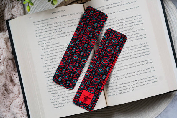 Pounded Yam Productions - Ankara African Print Bookmarks - Diamonds