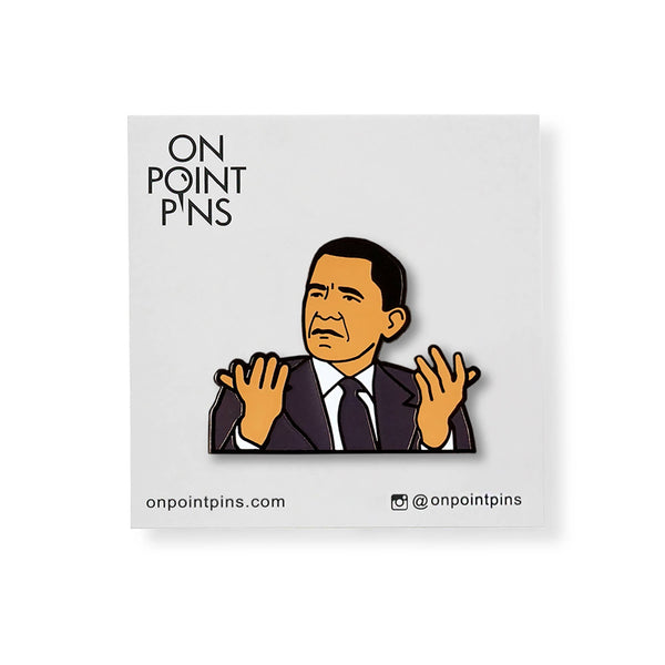 On Point Pins - President Barack Obama WTF Meme Lapel Enamel Pin