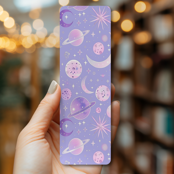 Indie Heart Studio - Lavender Space Bookmark