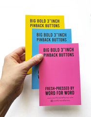 EQUAL RIGHTS MATTER Big 3" Pinback Button social justice