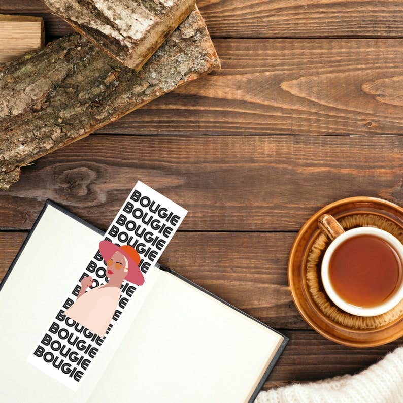 Laminated Bougie Bookmark