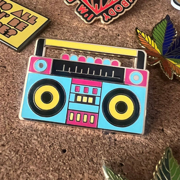 Rebellious Pins - Retro Boombox