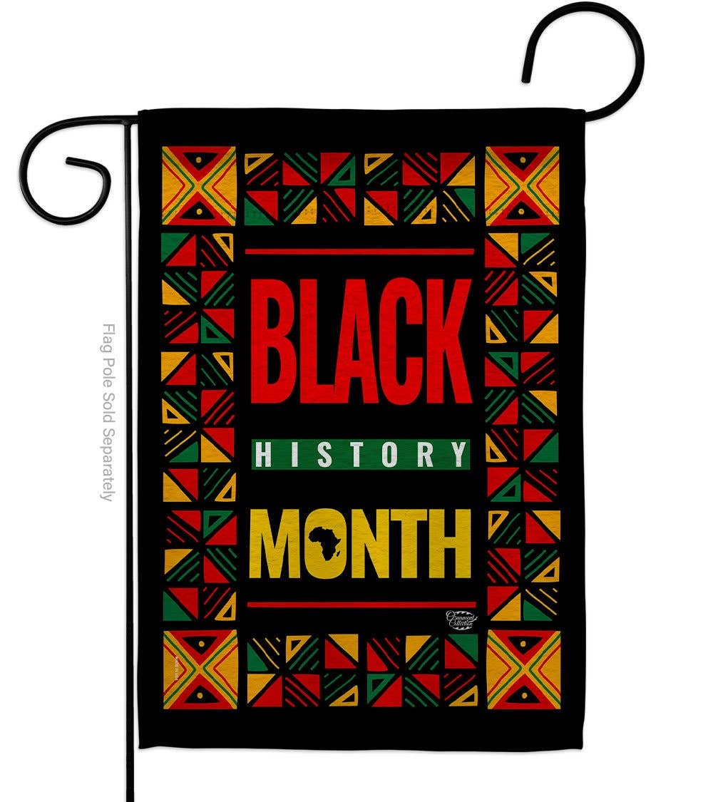 African American History Month Black Lives Matter Cause Flag