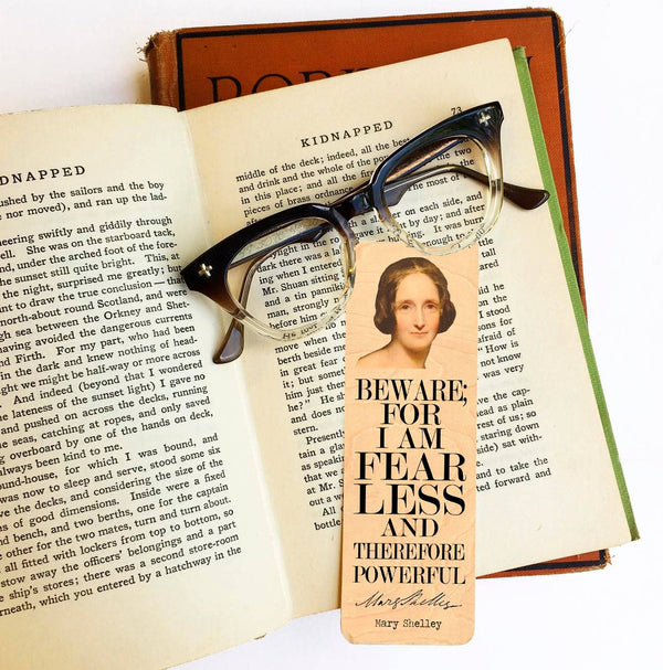 Fly Paper Products - Mary Shelley Quote Frankenstein Bookmark