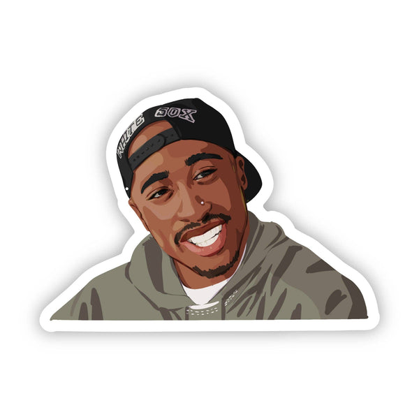 CheerNotes - Tupac Stickers | Hip-Hop Legend | Rap Icon | 90s Music Gift
