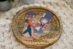 Pounded Yam Productions - Black Girl Bookstack Bookmark, Bookmark Black Women