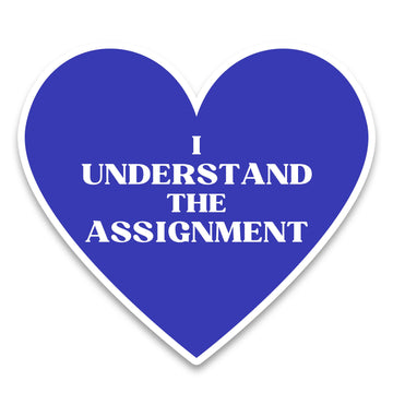 Announce Divinely - I Understand the Assignment Vinyl Sticker