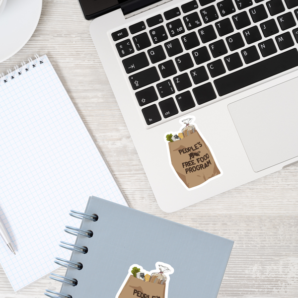 CheerNotes - People's Free Food Bag | Black Panther Stickers |  Activism