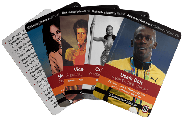 Urban Intellectuals, Inc - Black History Flashcards Afro-Latin/Caribbean (Volume 5)