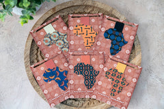 Pounded Yam Productions - African Print Ankara Magnetic Bookmarks - X