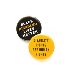 DISABILITY RIGHTS political pinback button